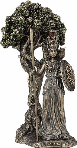 Αθηνά θεά της σοφίας της ελιάς πολέμου (Διακοσμητικό Αγαλμα 25cm) (Ιδανικό για δώρο)