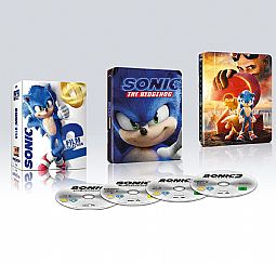Sonic Η Ταινία 1 + 2 [4K Ultra HD + Blu-ray] [Steelbook]