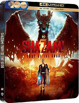 Σαζάμ - Η οργή των θεών [4K Ultra HD + Blu-ray] [Steelbook]