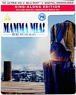 Mamma Mia Here We Go Again [4K Ultra HD + Blu-ray] [Steelbook]