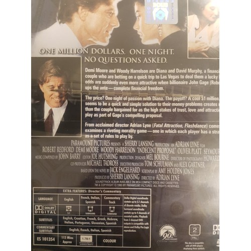 Indecent Proposal [DVD]