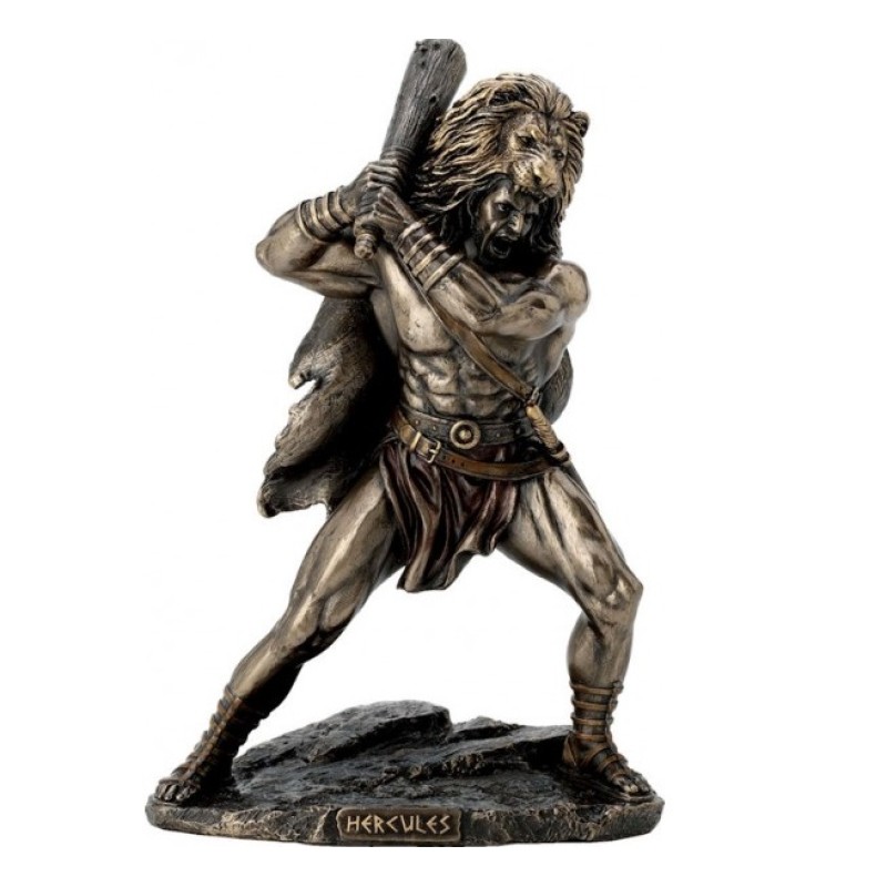 Ο Ηρακλής και το λιοντάρι της Νεμέας (Διακοσμητικό Αγαλμα 25.5cm)