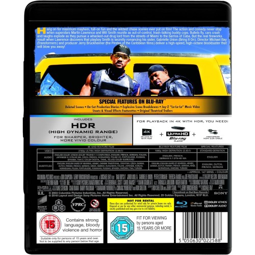 Bad Boys II [4k + Blu-ray]