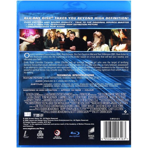 Ο εξορκισμός της Εμιλυ Ρόουζ [Blu-ray]