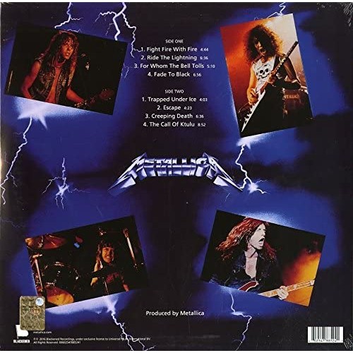 Ride The Lightning [VINYL]