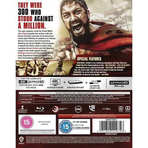 300 [4K Ultra HD + Blu-ray]