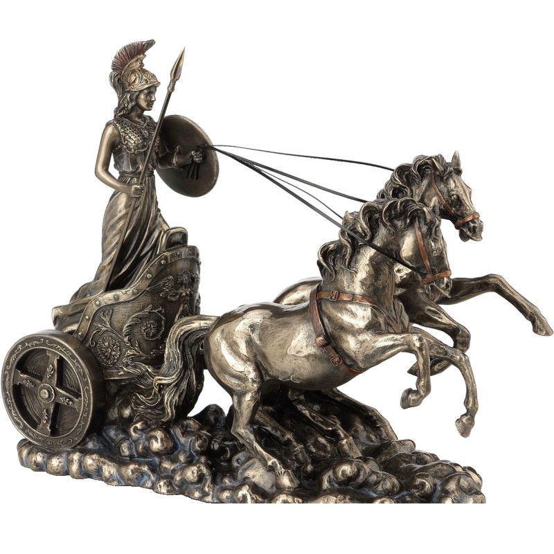 θεά Αθηνά σε αρμα (Διακοσμητικό Αγαλμα 33cm) (Ιδανικό για δώρο)