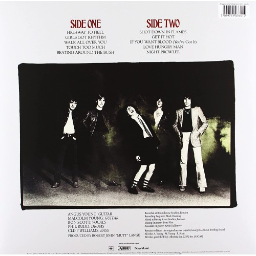 AC/DC - Highway to Hell [Vinyl] 