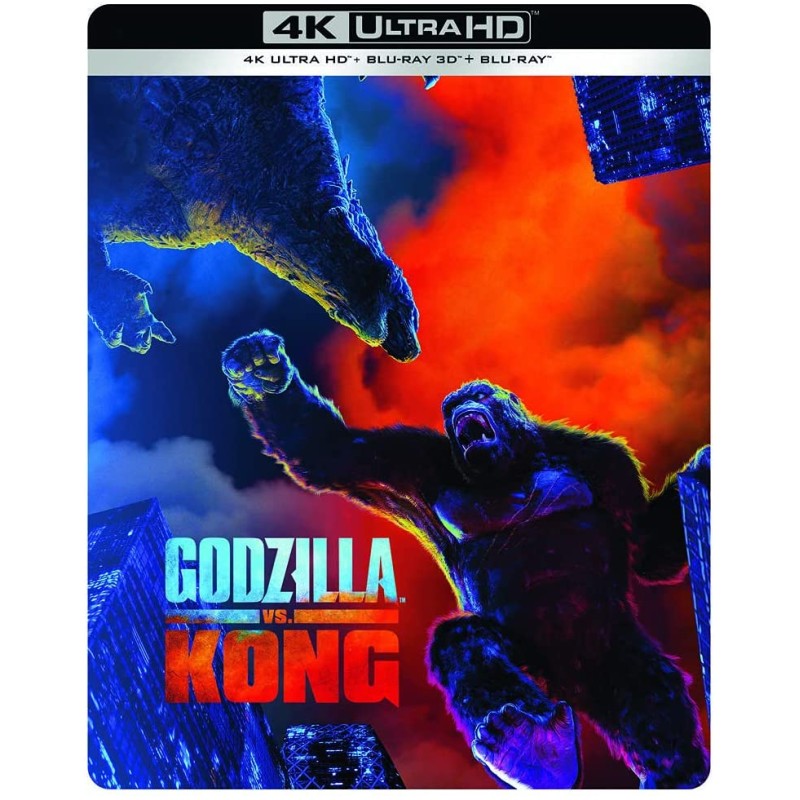 Γκοτζίλα vs Κονγκ [4K + 3D + 2D Blu-ray] [Steelbook]