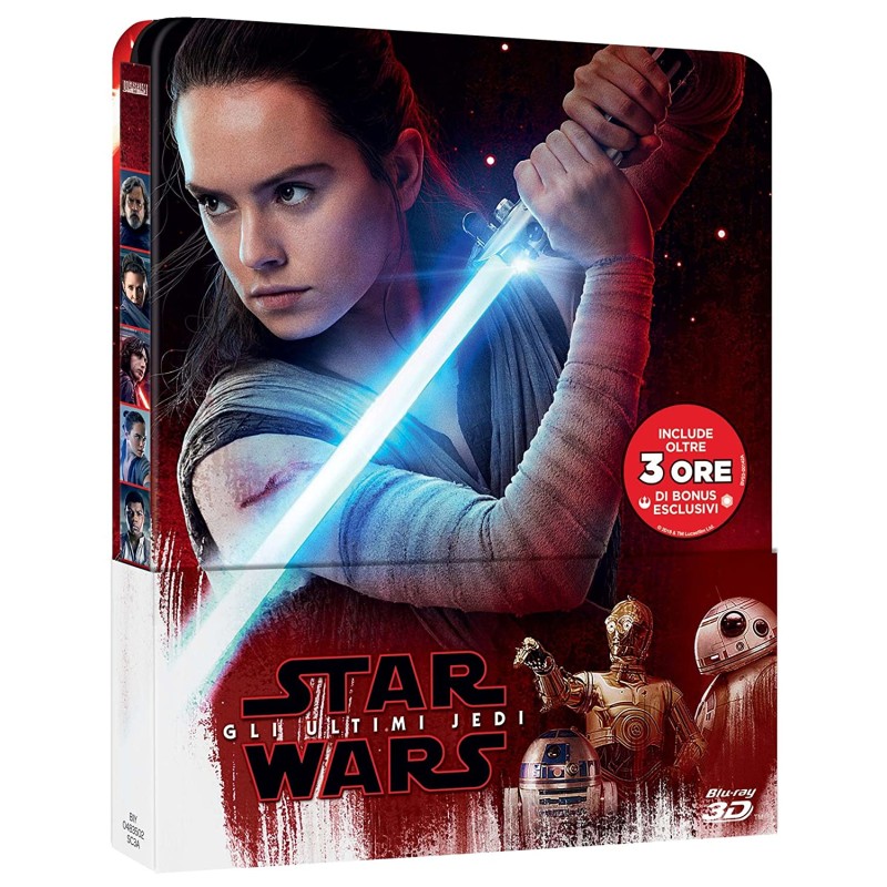Star Wars: Επεισόδιο 8 - Οι τελευταίοι Τζεντάι [3D + Blu-ray] [Steelbook]