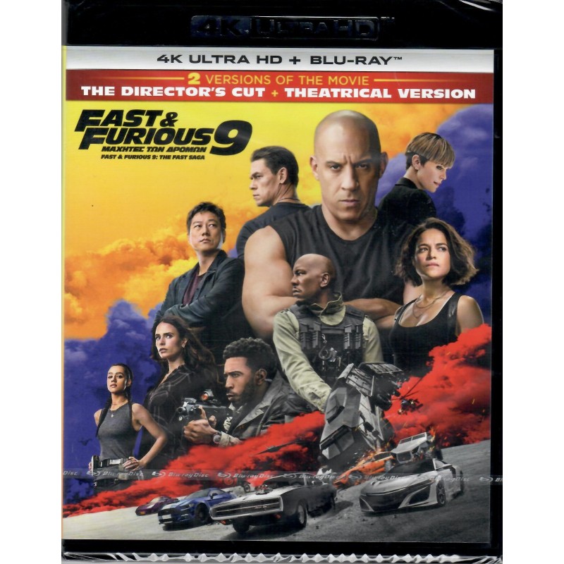 Fast & Furious 9 [4K Ultra HD] (Dicetor's Cut & Theatrical)