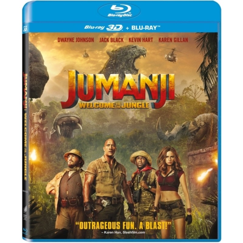 Jumanji: Welcome To The Jungle [3D + Blu-ray]