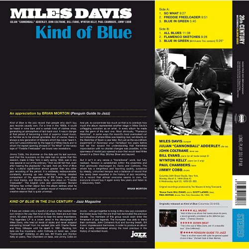 Kind of Blue + 1 Bonus Track (Colored Vinyl)