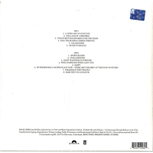 Violet Bent Backwards Over The Grass [Vinyl LP]