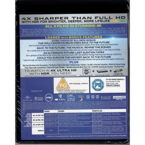 Επιστροφή στο μέλλον - Η Τριλογια (3 Dics) [4K Ultra HD]