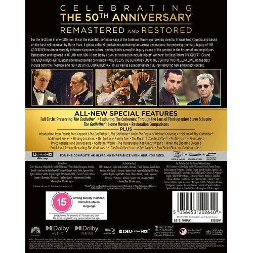 Ο Νονός - τριλογία [4K Ultra HD]