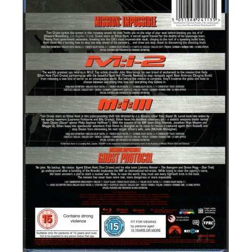 Επικίνδυνη Αποστολή 1 - 4 (4 Discs) [Blu-ray]