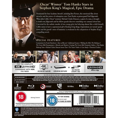 The Green Mile (4K Ultra HD + Blu-ray)
