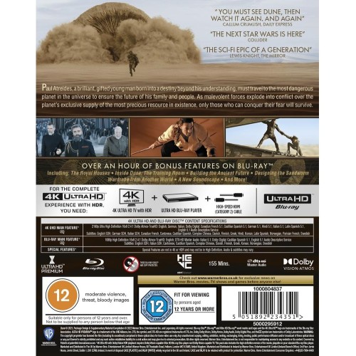 Dune [4K Ultra HD + Blu-ray]
