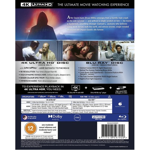 Unbreakable [4K Ultra HD + Blu-ray]