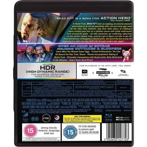 Bullet Train [4K Ultra HD + Blu-ray]