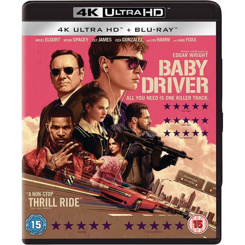 Baby Driver [4K Ultra HD + Blu-ray]