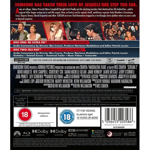 Κραυγή αγωνίας 2 [4K Ultra HD + Blu-ray]