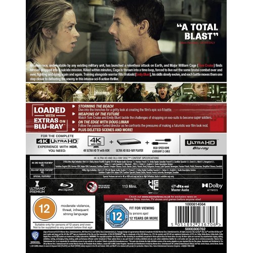 Στα όρια του αύριο [4K Ultra HD + Blu-Ray]