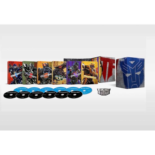 Transformers - Limited Edition Collection 6 Films [4K Ultra HD + Blu-ray] [Steelbook]