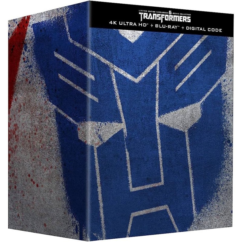 Transformers - Limited Edition Collection 6 Films [4K Ultra HD + Blu-ray] [Steelbook]