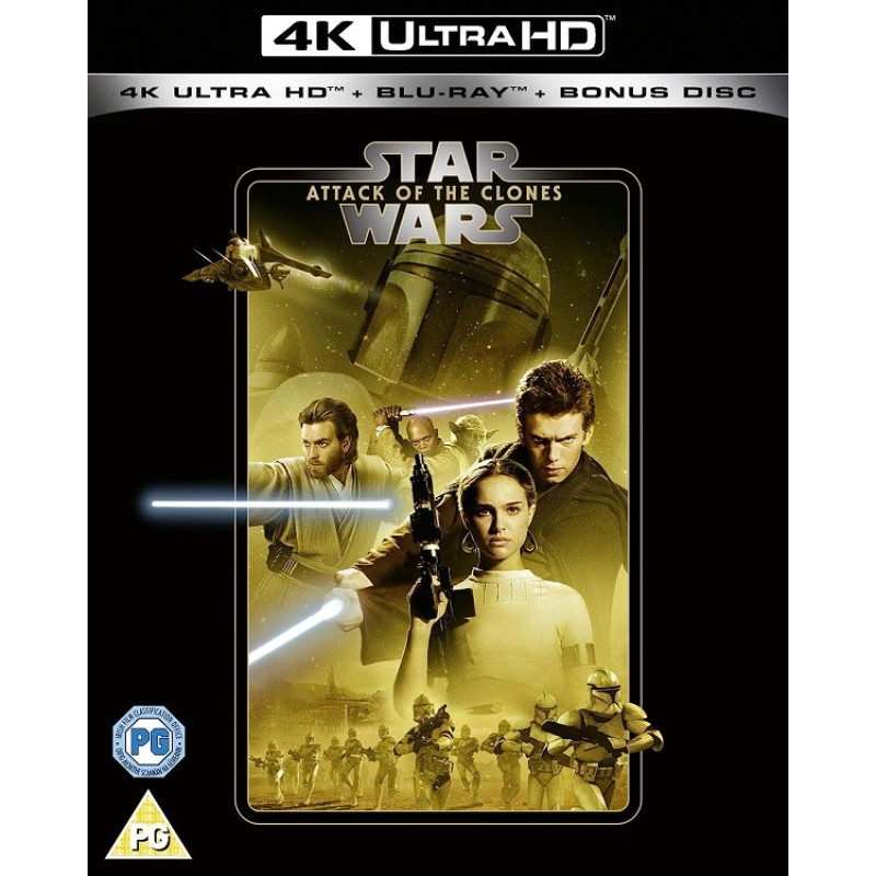 Star Wars: Επεισόδιο 2 - Η επίθεση των κλώνων [4K Ultra HD + Blu-ray]