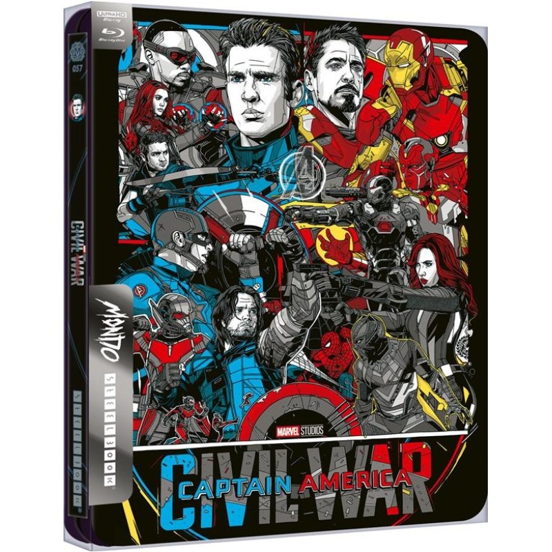 Captain America: Εμφύλιος πόλεμος [4K Ultra HD + Blu-ray] [Steelbook]