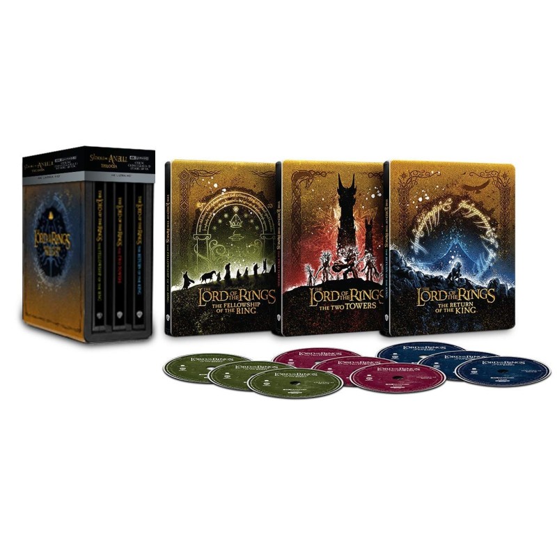 Ο Αρχοντας Των Δαχτυλιδιών - Trilogy Theatrical and Extended Limited Edition Collection [4K Ultra HD] [Steelbook]