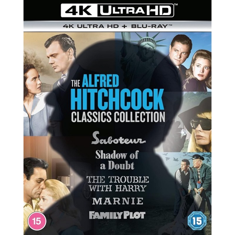 AlfreHitchcock Classic Collection 2 (5 Films) [4K Ultra HD + Blu-Ray] [4K Ultra HD + Blu-ray]