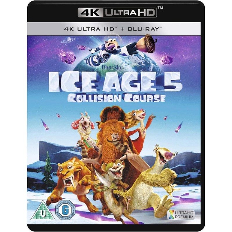 Η εποχή των παγετώνων 5: Σε τροχιά σύγκρουσης [4K Ultra HD + Blu-ray]