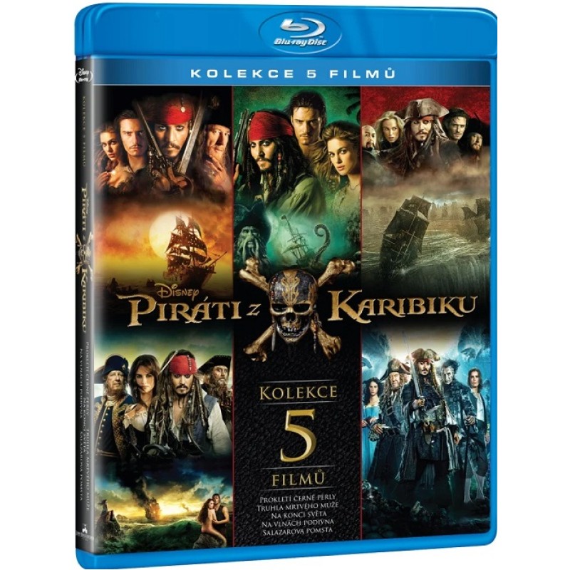 Οι πειρατές της Καραϊβικής 1- 5 ( 5 Blu-ray)
