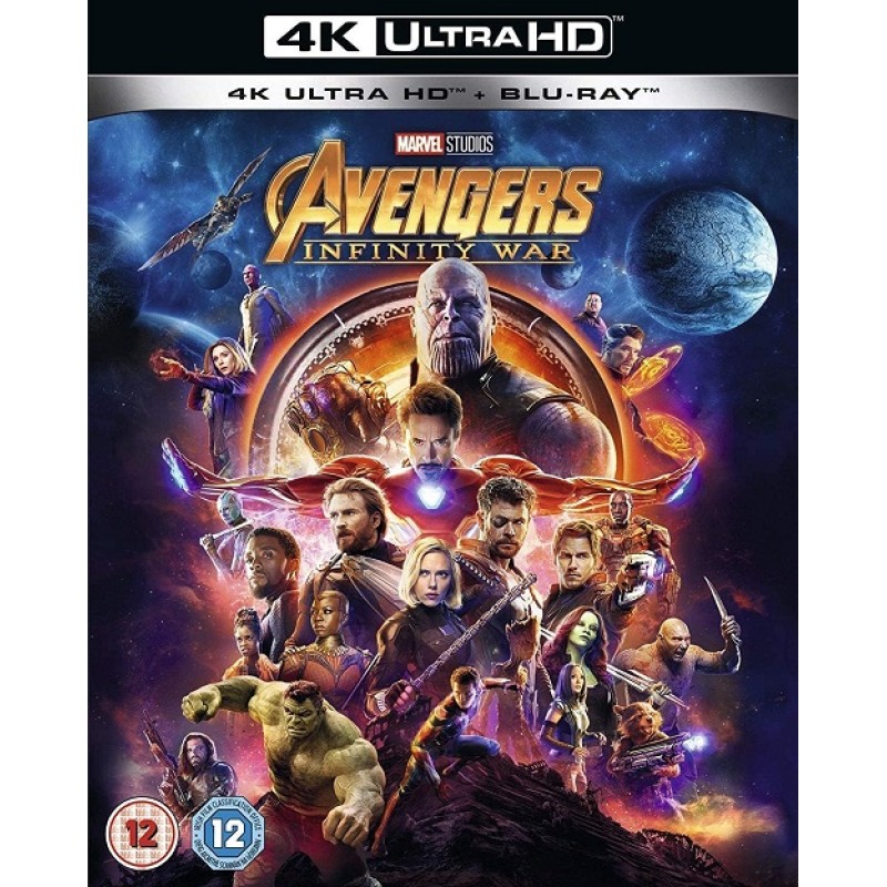 Avengers Infinity War (4K Ultra HD + Blu-ray)