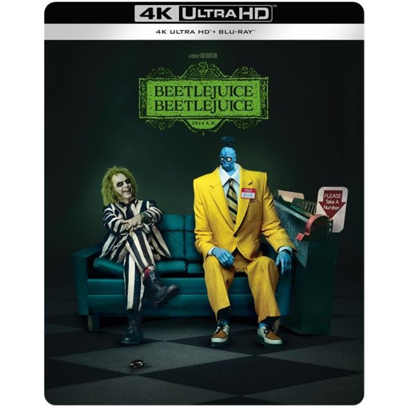 Beetlejuice Beetlejuice (4K Ultra HD + Blu-ray Steelbook)
