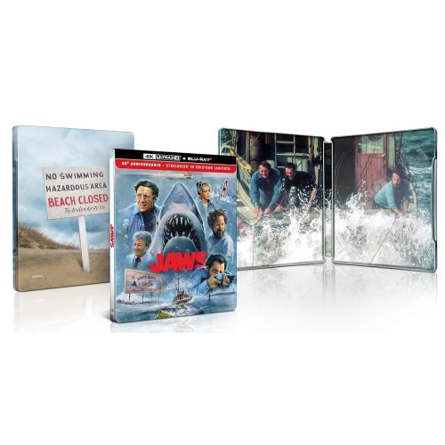 Jaws [4K Ultra HD+ Blu-ray + Bonus] [Steelbook]