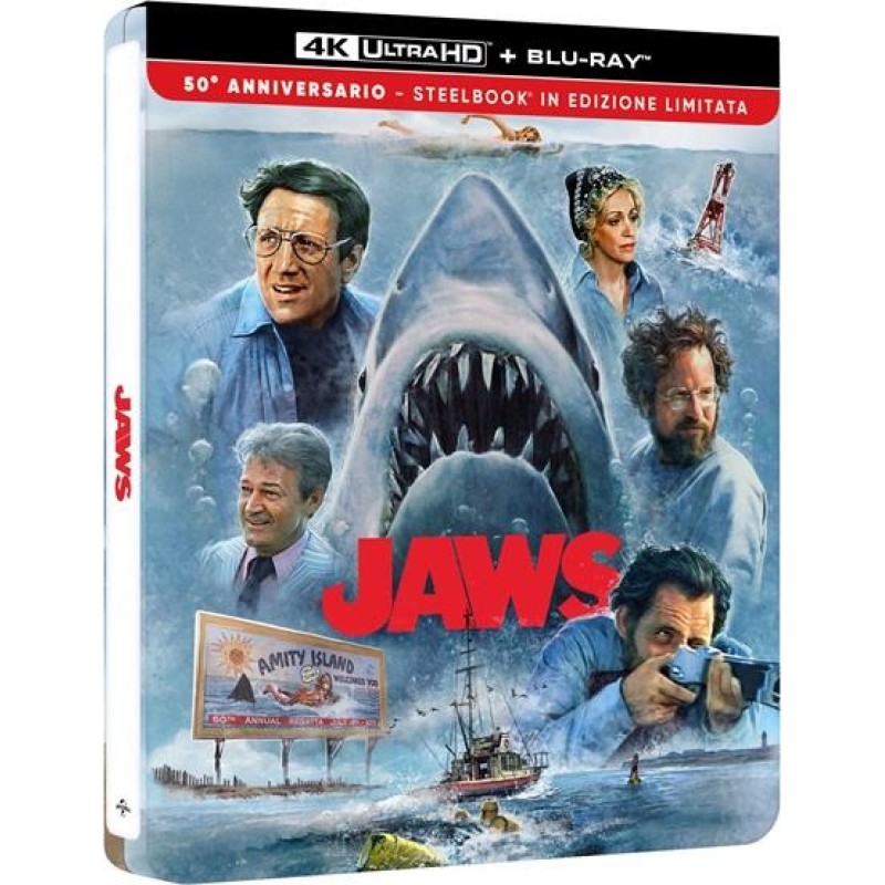Jaws [4K Ultra HD+ Blu-ray + Bonus] [Steelbook]