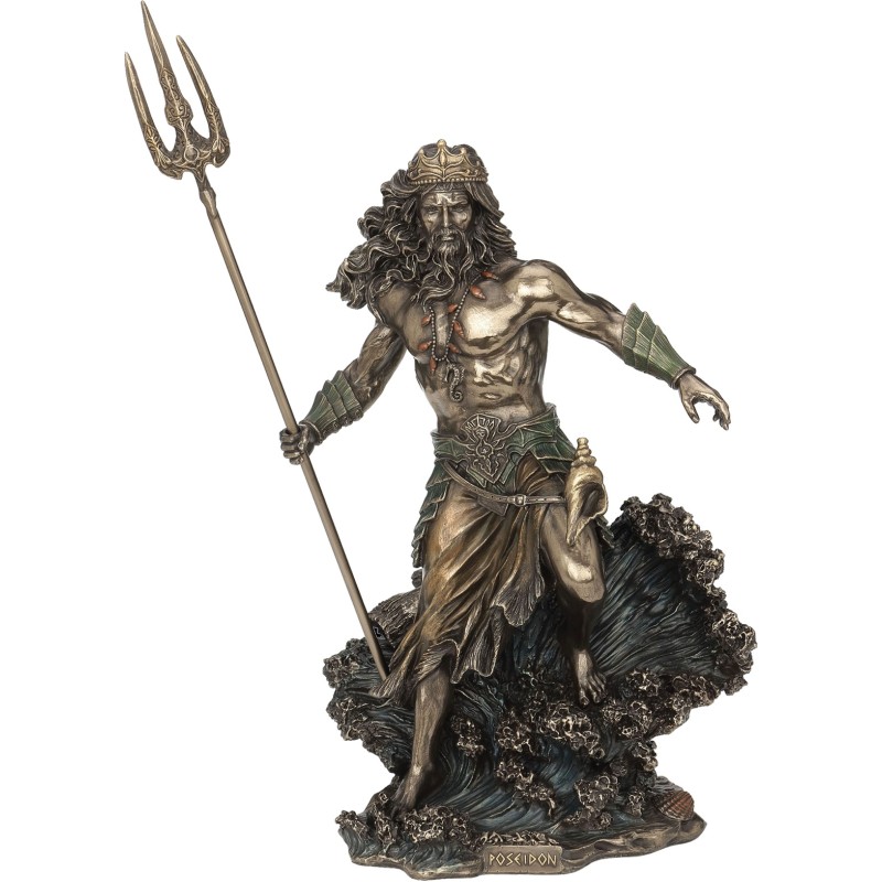 Ποσειδωνας σε Κυμα (Διακοσμητικό Αγαλμα 20cm Ιδανικό για δώρο)