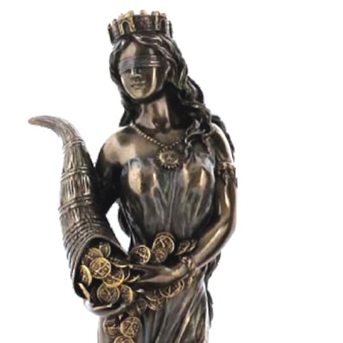 Θεά Τύχη (Διακοσμητικό Μπρούτζινο Αγαλμα 18.5cm)