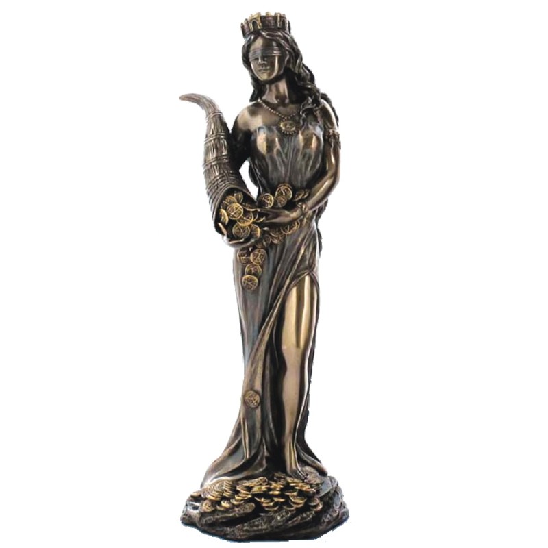 Θεά Τύχη (Διακοσμητικό Μπρούτζινο Αγαλμα 18.5cm)
