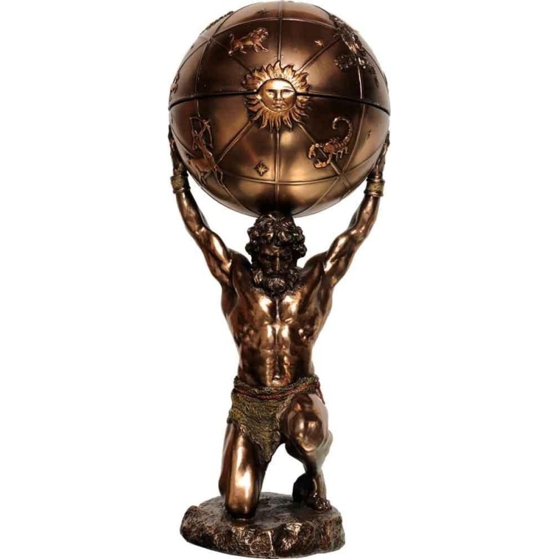 Ατλας σηκώνοντας τον κοσμο (Διακοσμητικό Αγαλμα 21cm)