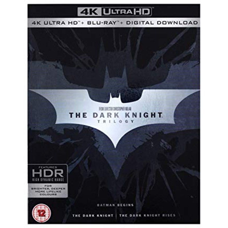 Ο σκοτεινός ιππότης Τριλογία [Box-set] [4K Ultra HD + Blu-ray]