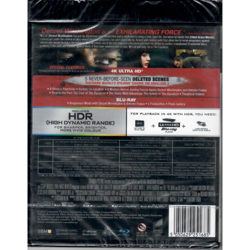 The Equalizer [4K + Blu-ray]