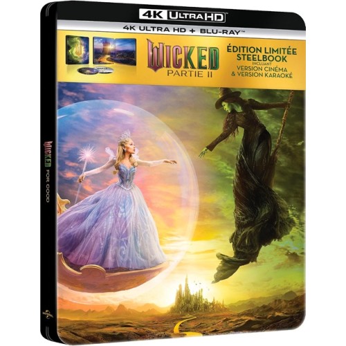 Wicked  Part 2 (4K Ultra HD + Blu-Ray Steelbook)