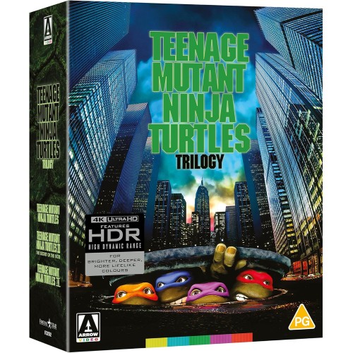 Χελώνες νίντζα εν δράσει - (3 ταινίες 1990-1993) Collection Limited Edition (4K Ultra HD)