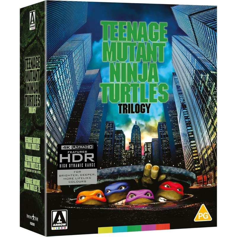 Χελώνες νίντζα εν δράσει - (3 ταινίες 1990-1993) Collection Limited Edition (4K Ultra HD)