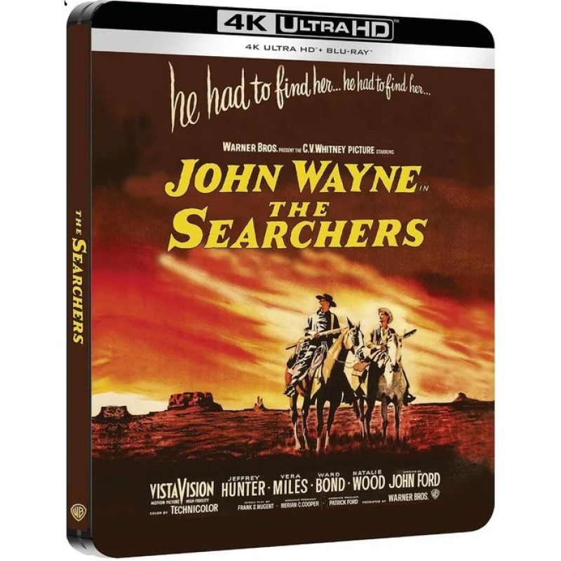 The Searchers (4K Ultra HD + Blu-Ray Steelbook)